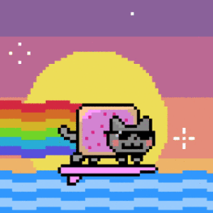 Surfing Nyan Cat - Image 2